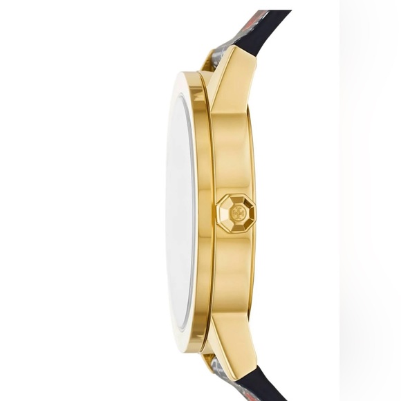 GIGI WATCH WITH TWO-TONE LEATHER BAND, - Picture 2 of 4